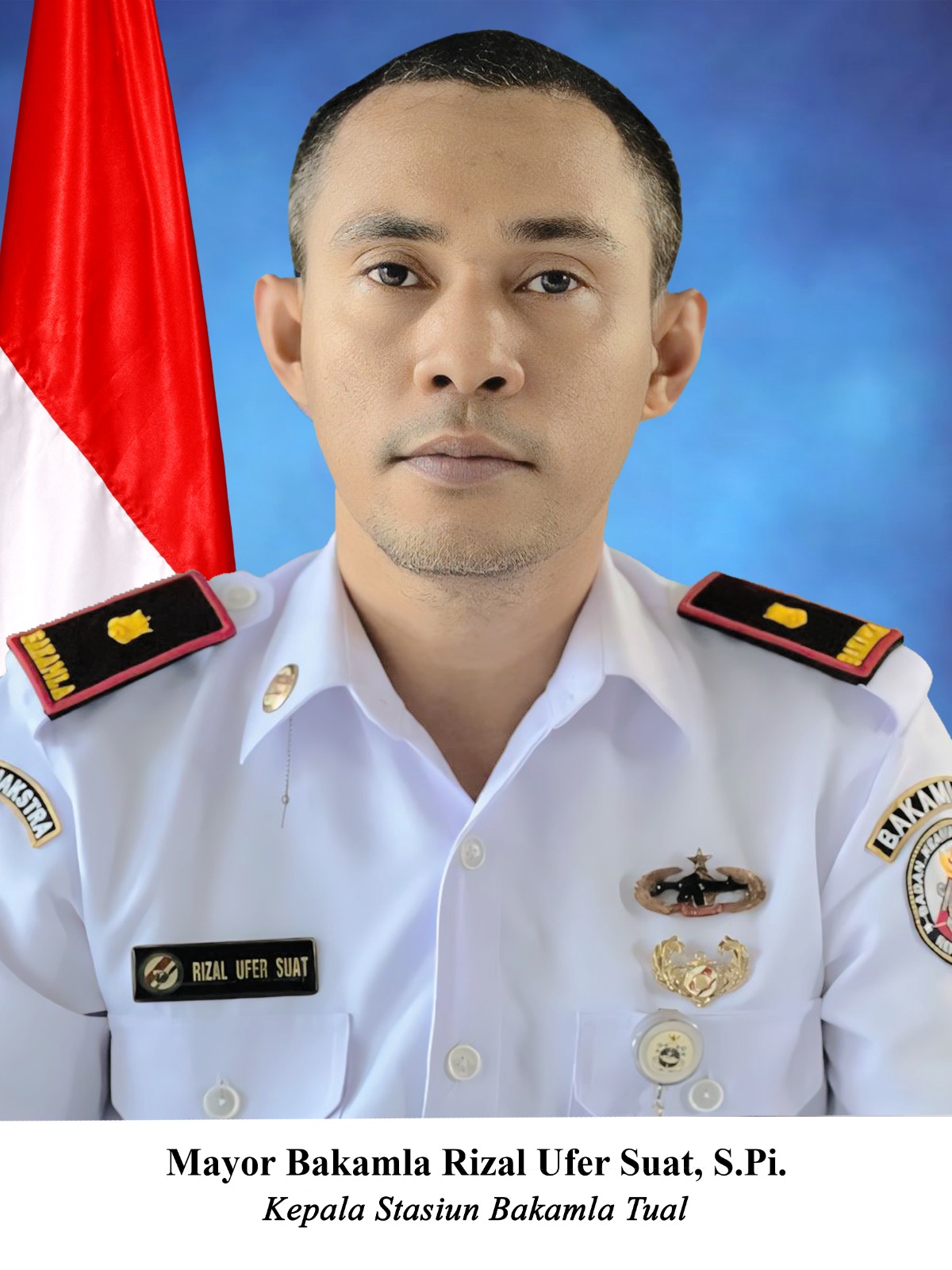 Mayor Bakamla Rizal Ufer Suat, S.Pi.